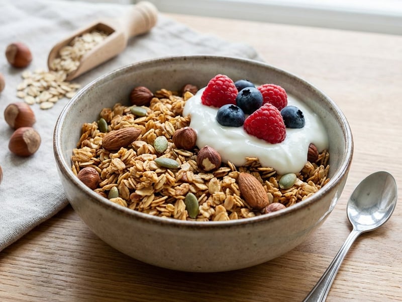 Kókuszos-diós granola | Ropogós házi reggeli