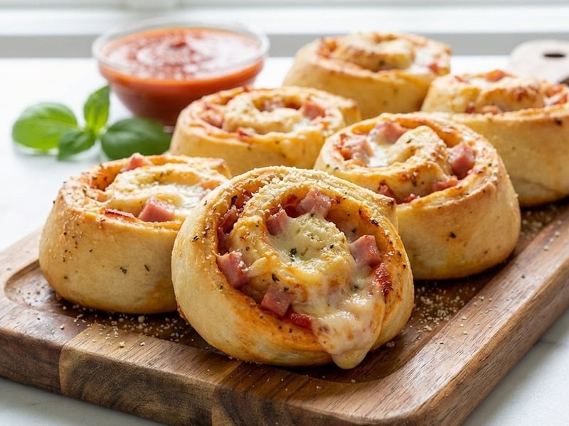 Pizza csigák tönkölybúzából
