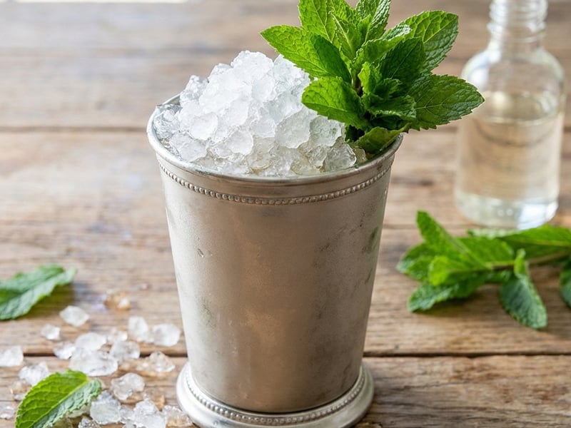 Mint julep koktél | Frissítő mentás klasszikus