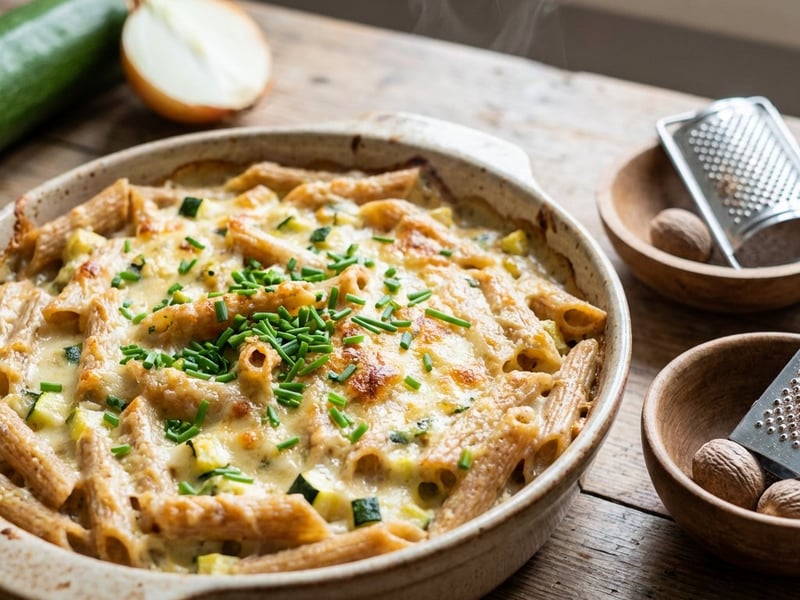 Cukkinis mac ‘n’ cheese | Krémes és egészséges ebéd