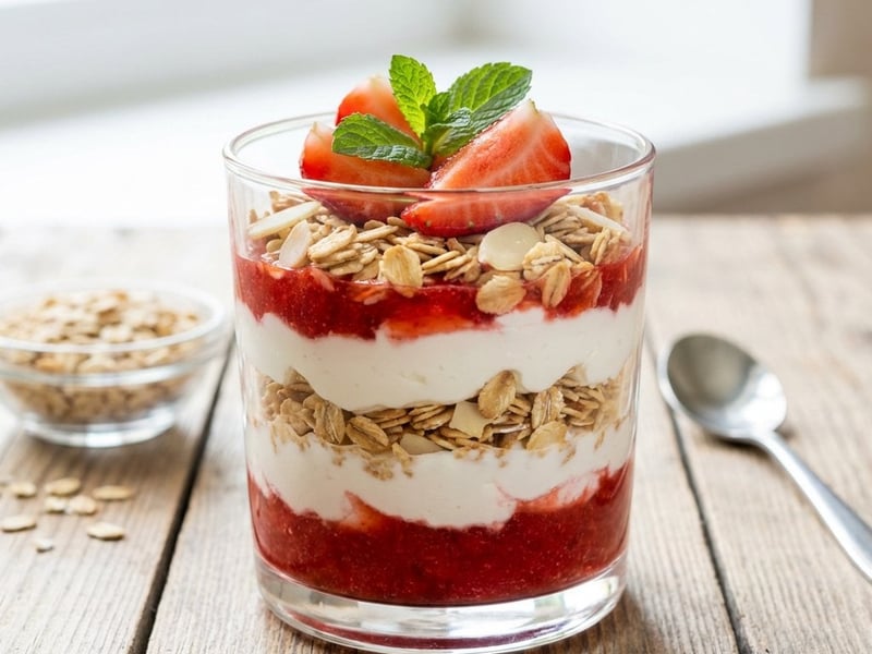 Gyümölcsös parfait