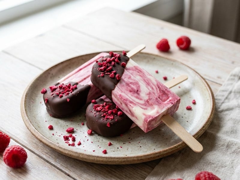 Raspberry Cheesecake Popsicle | Refreshing Summer Treat