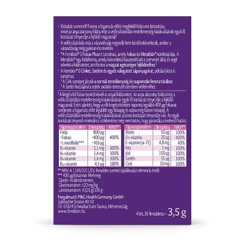 Femibion 0 Baby planning film-coated tablets (4 weekly doses) 28 pcs