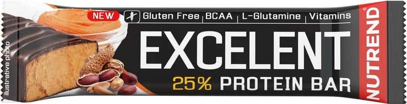 NUTREND Excelent Proteinszelet - Mogyoróvaj