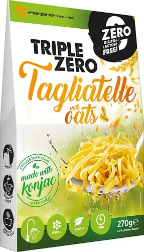 FORPRO Triple Zero Konjac tészta Tagliatelle zabos