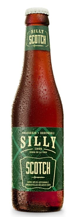 Silly Scotch whiskymalátás barna craft ale minőségi belga sör 8% alk.