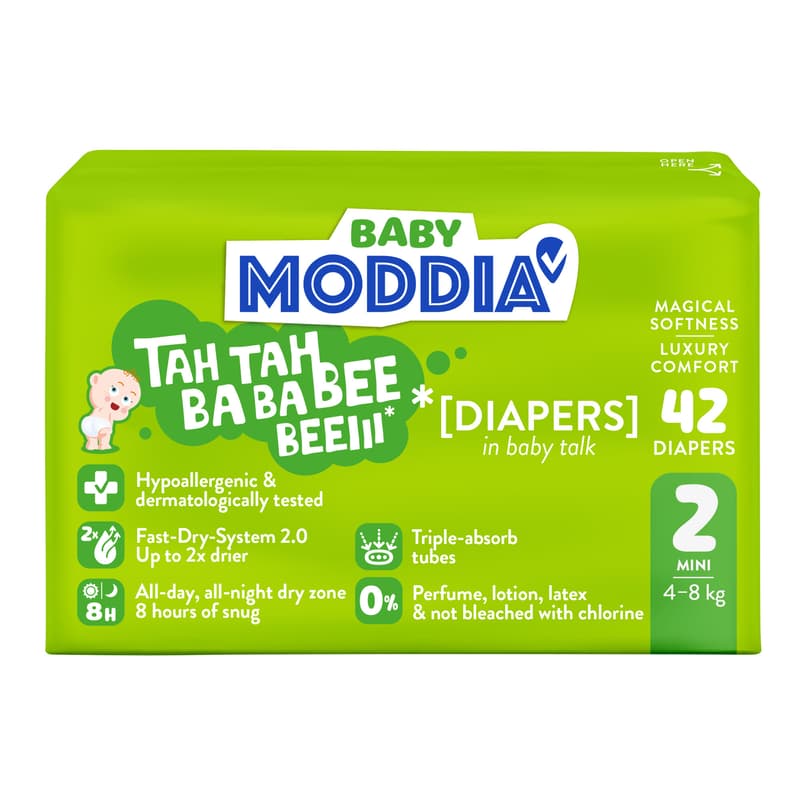Moddia Baby Pelenka 2-es méret Mini 4-8 kg