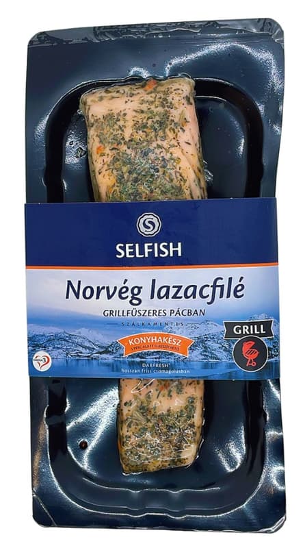 salmon fillet with grilled spiced butter