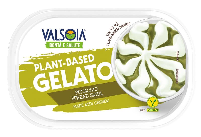 Valsoia Cashew Based Pistachio Swirl Icecream