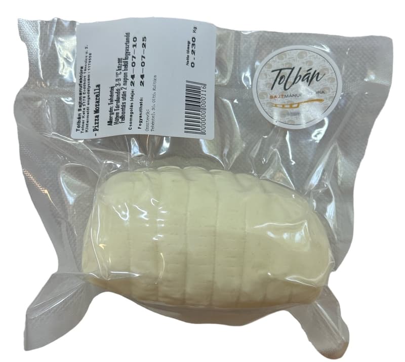 Tolbán Sajtmanufaktúra Pizza mozzarella