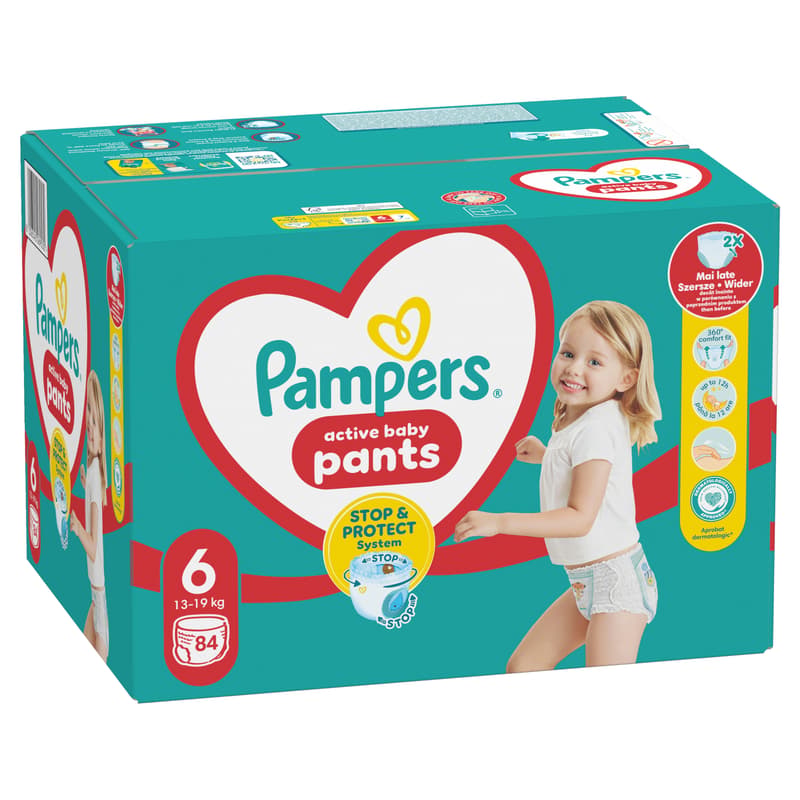 Pampers  Pant Mega Quad S6 84CT