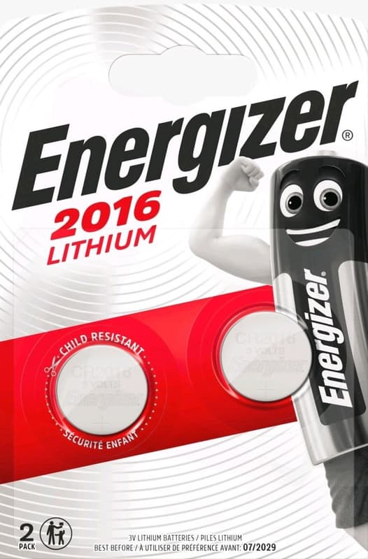 Energizer CR2016 B2 líthium elem