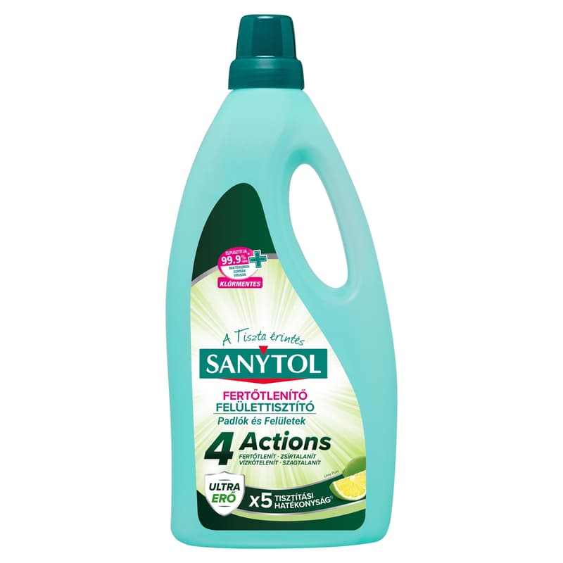 Sanytol 4Actions Fertőtlenítő Felülettisztító
