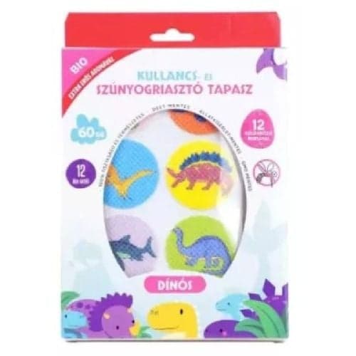 Elysium kullancs-szúnyogriasztó tapasz 3év+ dínó 60 db