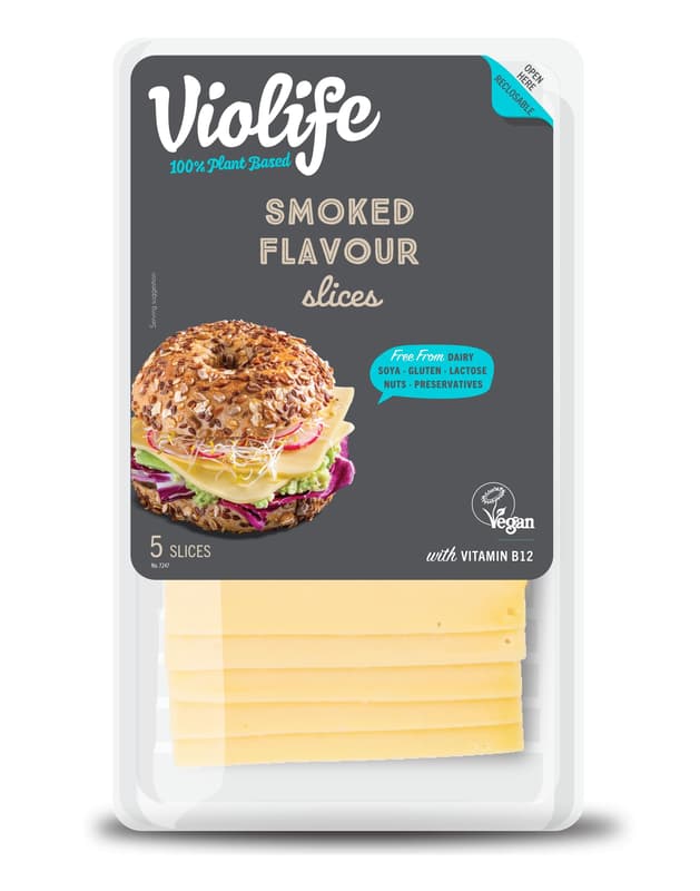 Violife Füstölt ízesítésű szeletek