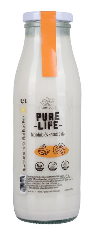 Plantsoul Pure Life mandula és kesudió ital