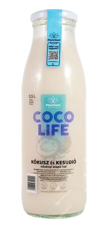 Plantsoul Coco Life kókusz és kesudió ital