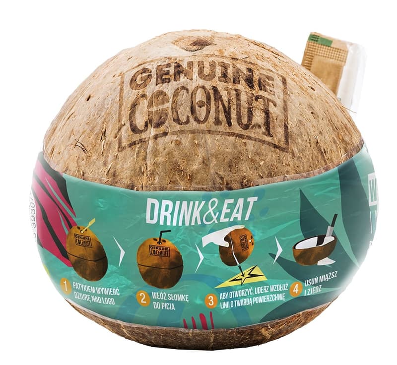 BIO Genuine Coconut drink & eat (1 pc)