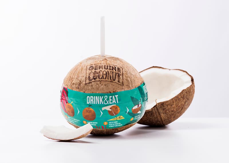 BIO Genuine Coconut drink & eat (1 pc)