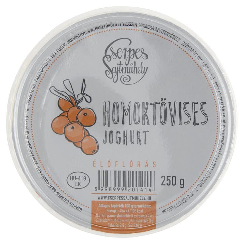 Cserpes Homoktövises joghurt