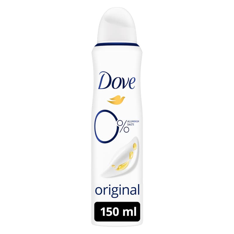 Dove Original deodorant with 0% aluminum salts, aerosol