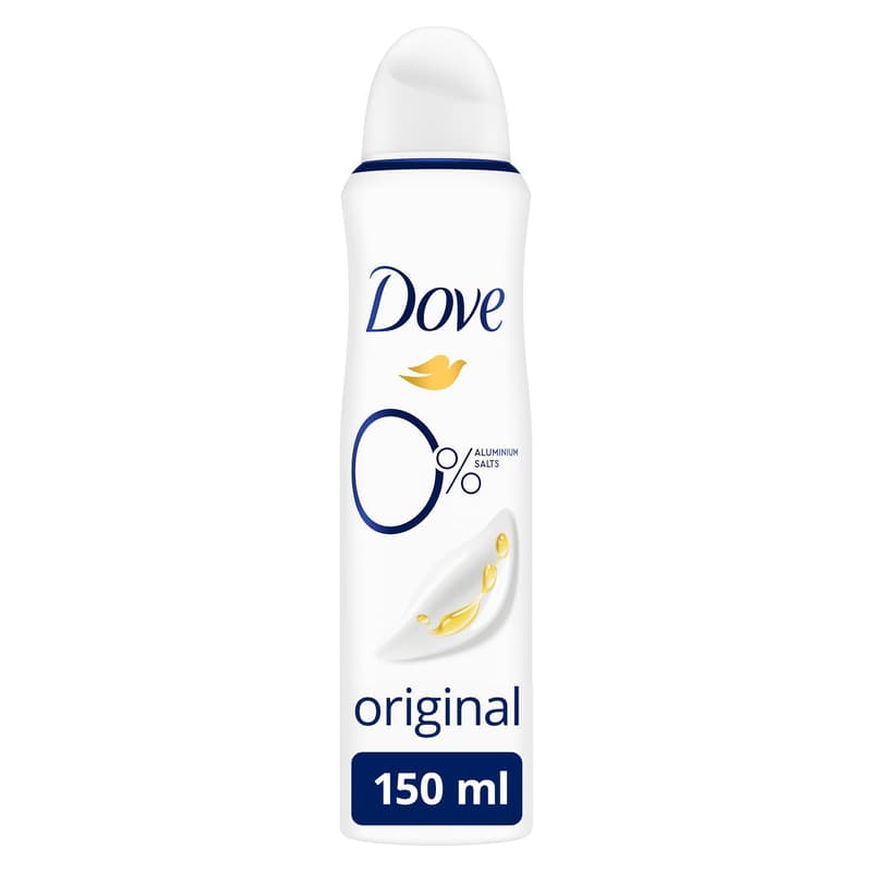 Dove Original deodorant with 0% aluminum salts, aerosol