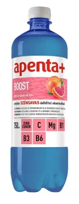 APENTA+ BOOST szénsavas üdítőital