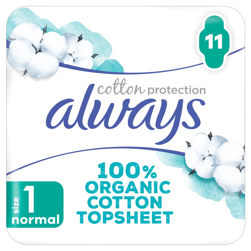Always Cot Pro Pads Regular Wing  11CT