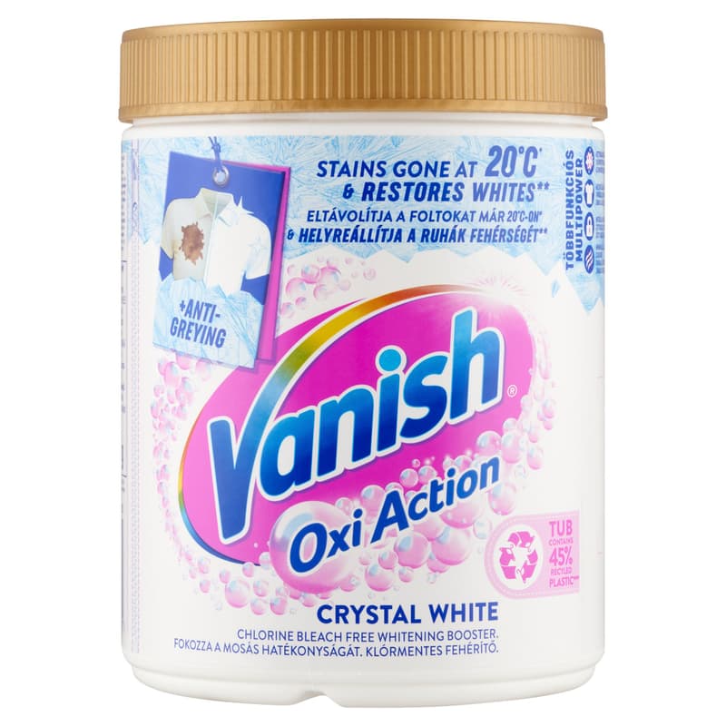 Vanish Oxi Action Stain Remover Powder, WHITE, 970g