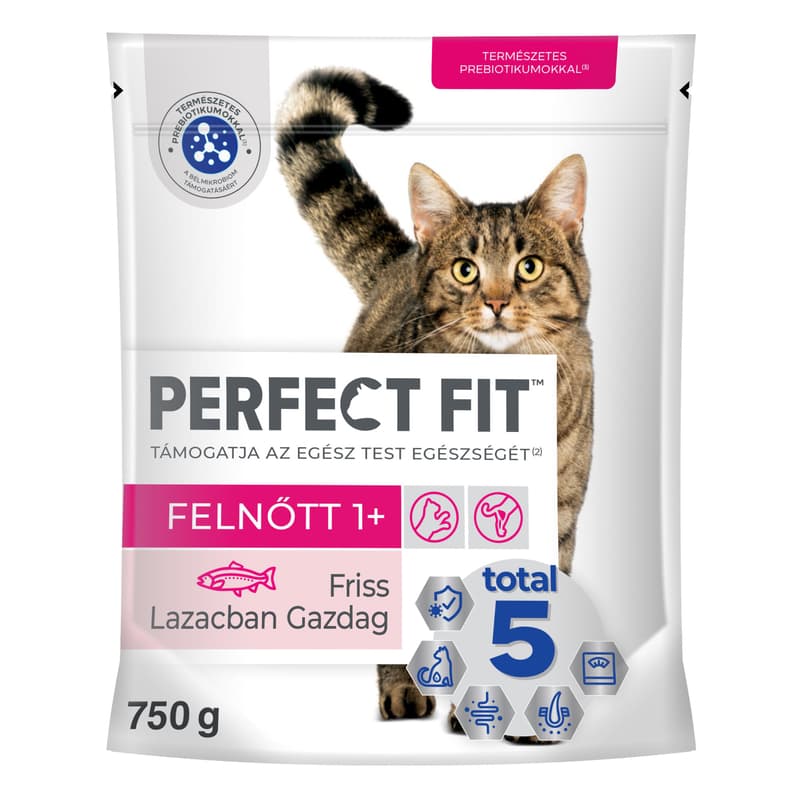 Perfect Fit szárazeledel lazac felnőtt macskák részére