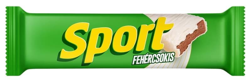 Sports bar with white chocolate