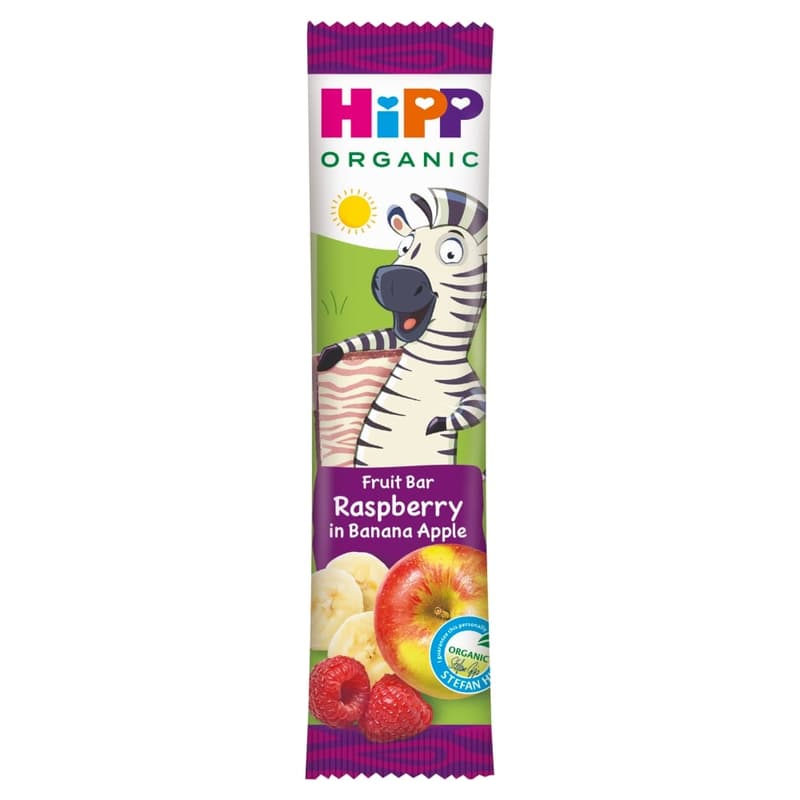 Hipp Organic Fruit Bar Raspberry in Banana and Apple from 1 year old