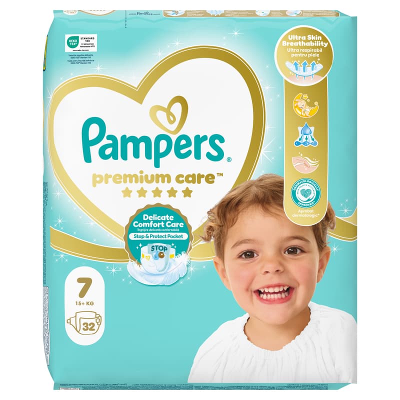 Pampers PremiumC Diaper VP S7 32CT