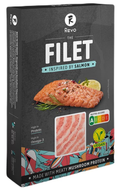Revo vegán lazac ízű filé