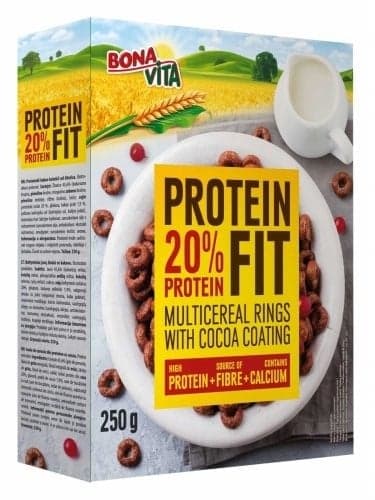 Bona Vita Protein Cereal Rings with Cocoa