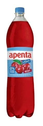 Apenta Light energiamentes meggy üdítőital enyhén szénsavas ásványvízzel, édesítőszerekkel