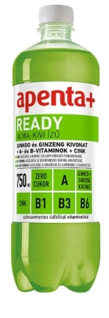 Apenta+ Ready apple-kiwi flavored non-carbonated, energy-free soft drink with vitamins