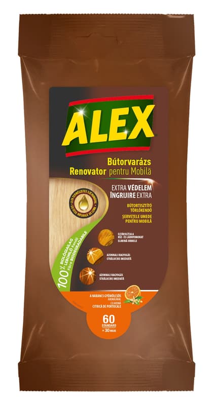 Alex bútortisztító törlőkendő