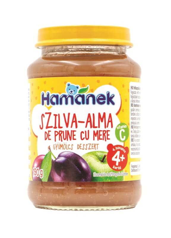 Hamánek desszert alma szilva 4 hónapos kortól