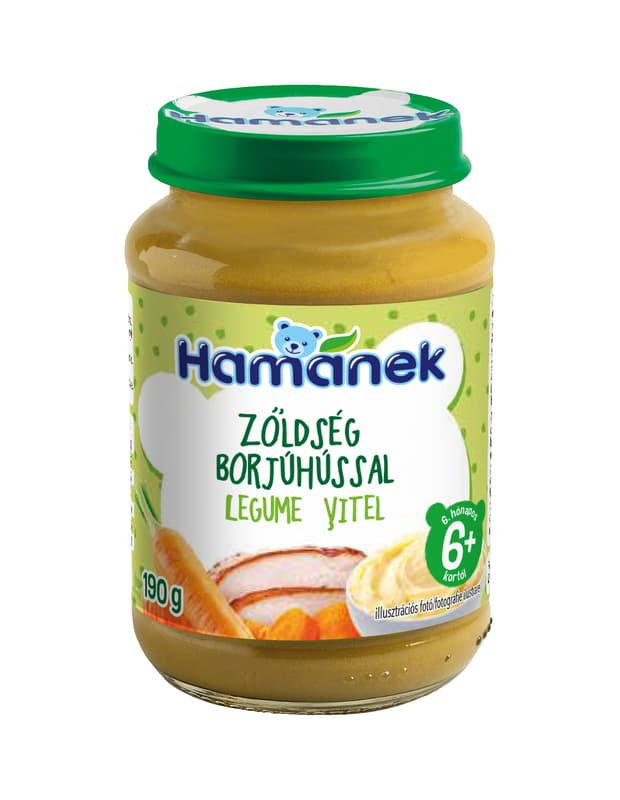 Hamánek menü zöldség borjúhússal 5 hónapos kortól