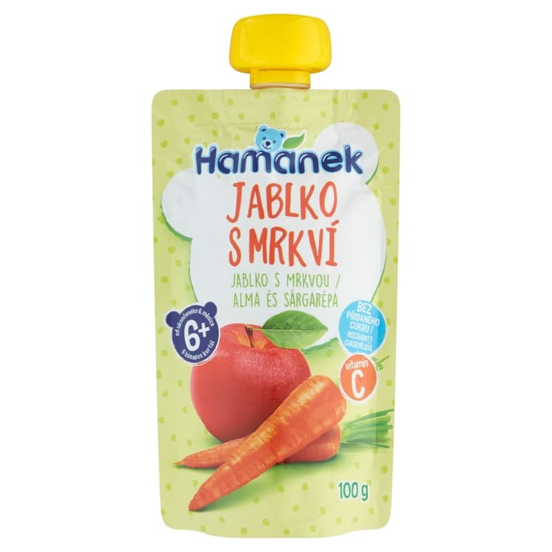 Hamánek dessert apple carrot sachet