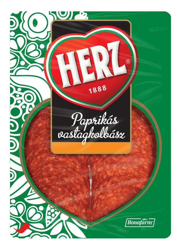 Herz paprika sausage slice 70g