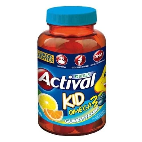 Actival Kid Gumivitamin Omega-3 gumitabletta 50 db