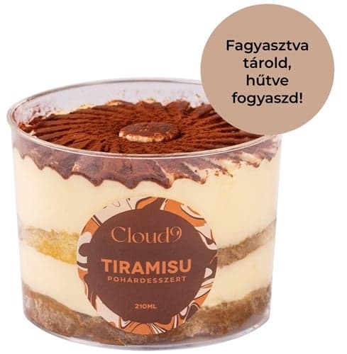 Cloud 9 Tiramisu pohárdesszert
