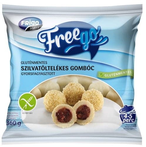Freego Gluténmentes szilvatöltelékes gombóc, gyorsfagyasztott