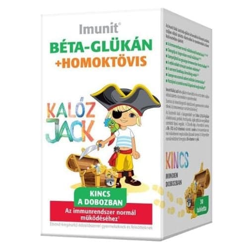 Imunit Kalóz Jack Multivitamin Béta-Glükán tabletta 30x