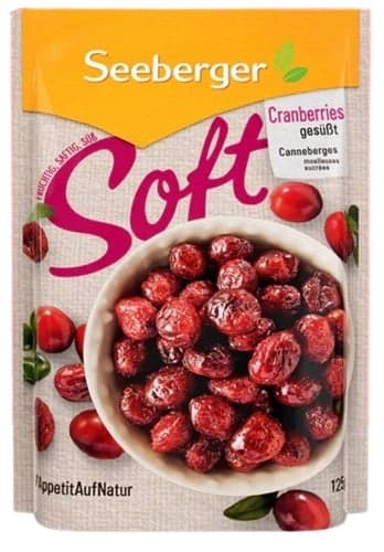 SEEBERGER SOFT-CRANBRERRIES GESUESST