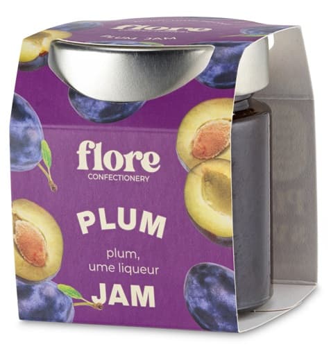 Flore Confectionery szilva lekvár ume likőrrel és mentával