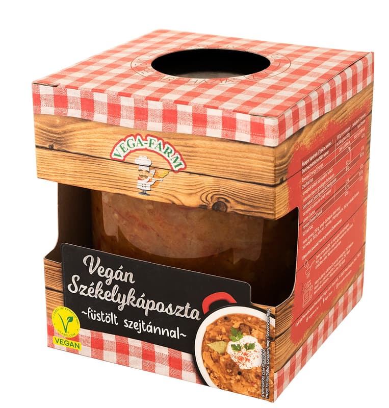 Vega-Farm Vegán Székelykáposzta füstölt szejtánnal