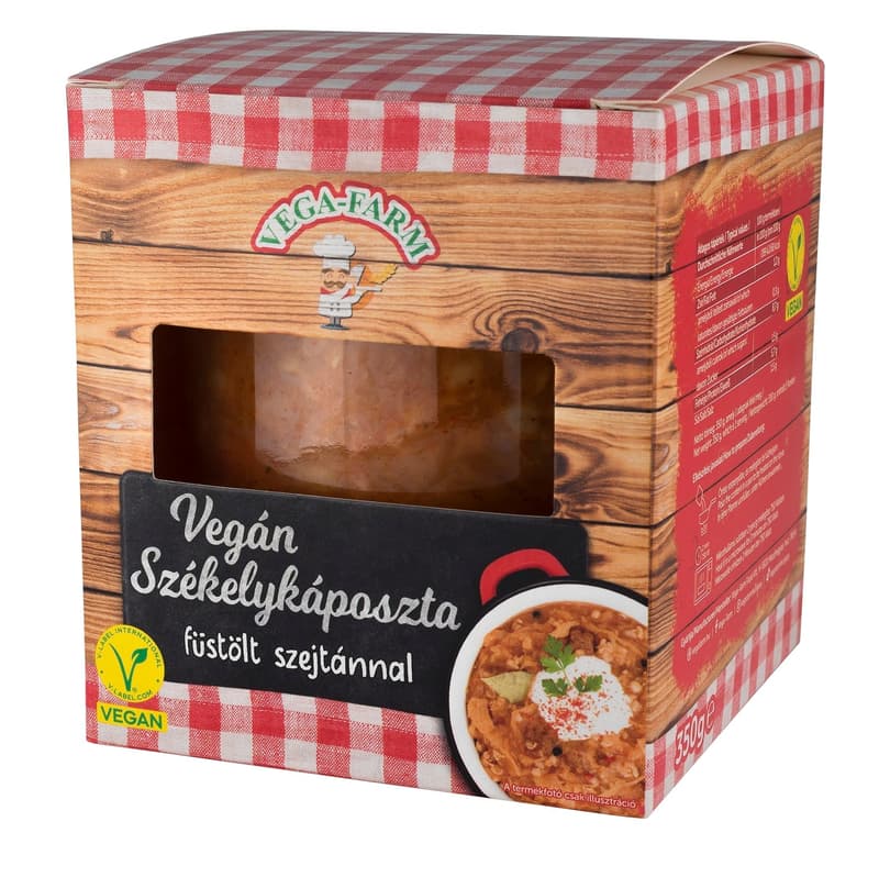 Vega-Farm Vegán Székelykáposzta füstölt szejtánnal